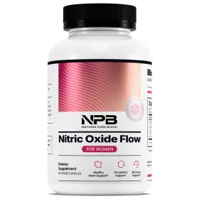 Natures Pure Blend 860014440021 Nitric Oxide Supplements 1500mg L Arginine Citrulline Heart Support And Flow