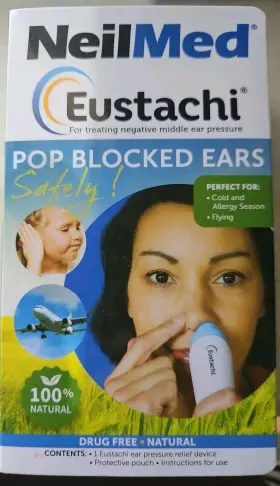 Neilmed 745948603691 Eustachi Ear Pressure Relief Device 1 Count For Blocked Ears