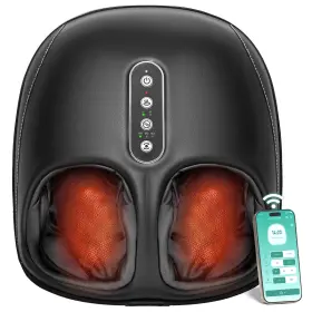 Nk-fm27 Nekteck Foot Massager Shiatsu Heat Deep Kneading Air Compression Remote Machine