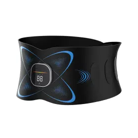 Ast-302 Nenrent Toner Stimulator Muscle Abdominal Massage Belt Heating Black Ab Lose