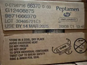 Nestle Peptamen Af 1.2 798716663700 Tube Feed Formula Unflavored 8.45 Oz Carton 24 Ct Case