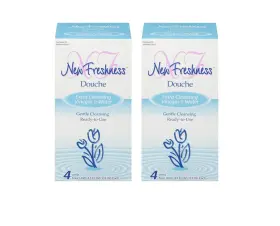 New Freshness 301320001273 Douche Extra Cleansing Vinegar And Water Gentle Ready-to-use 4 Units