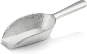 34622 New Star Foodservice Cast Aluminum Flat Bottom Utility Scoop 1oz Extr