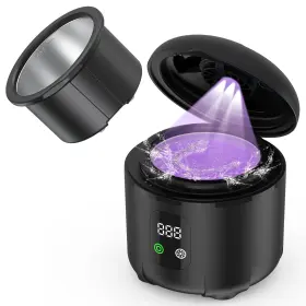 H30-w Newelkin Ultrasonic Retainer Cleaner 25w Portable Denture Black