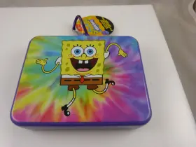 97794-4 Nickelodeon Spongebob Squarepants Face Mask Plastic Case. Keep Your Safe And Clean