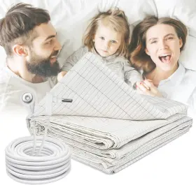Niulafr 791545787272 Grounding Sheets Earth Flat Sheet For 35x90 Inch Pack Of 1 White