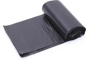 No.1987 Commerce 718174399669 1.2-1.5 Gallon/180pcs Small Wastebasket Trash 180 Count Pack Of 1 Black