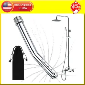 Nobgum 744759633064 Metal Shower Cleaner Enema Douche System Handheld Water Nozzle Anal Rins