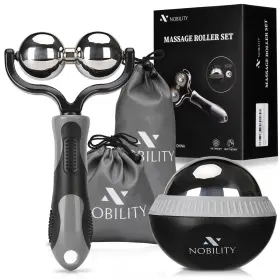 Mbr-104 Nobility Massage Ball Roller Ice Cold And Hot For Deep Tissue Sore Grey