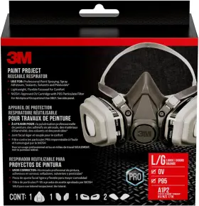 6311p1-dc Nobrand Reusable P95 Respirator Large Niosh-approved For Paint Spraying Lightweight