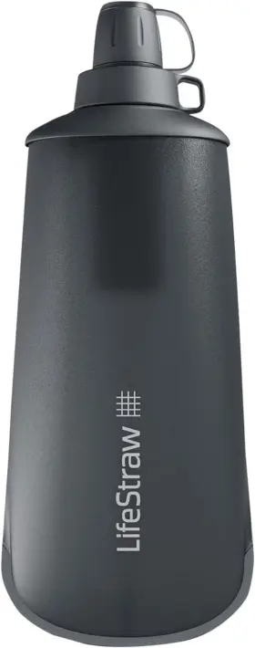 Lspsf1grww Nobrand Peak Series Water Filter - 1l Dark Gray Protects Against Bacteria Compact