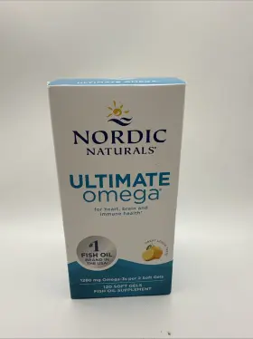 8fc115003cf0d05 Nordic Naturals Ultimate Omega Lemon Taste 1280mg 120ct Exp 1/28