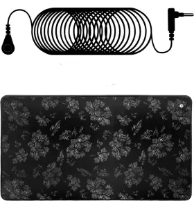 Npcsyyds 679264967482 Grounding Kit 23.6 Inch X 13 With 15ft Cord - Earth Therapy Black