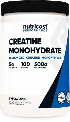 Ntc-10258 Nutricost Creatine Monohydrate Micronized Powder 500 Gram Pack Of 1 No