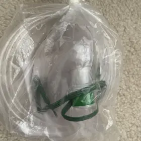 1059 Oasis Non-rebreathing O2 Mask Adult With Safety Vent 7ft Tubing Hudson Rci Oxygen