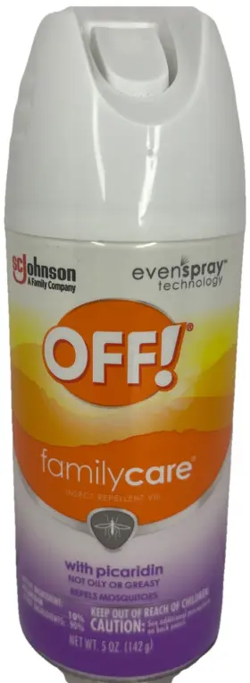 Can-5 Off 046500007262 Family Care Repellent Aerosol Spray Deet Free 1 Oz Ships In 24 Hours
