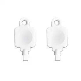 50413 Olawis Dispenser Key Compatible With Select Cintas And Georgia Pacific White
