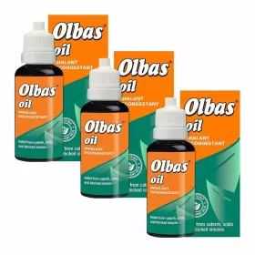Olbas 000477671180 3 X Oil Inhalant Decongestant Catarrh Colds Blocked Sinus 12ml Us Stock