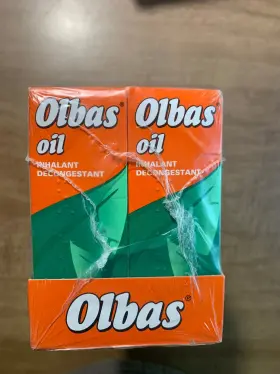 Olbas 000477672187 12 X Oil Inhalant Decongestant Colds Blocked Sinus 30ml Expires Aug 2026