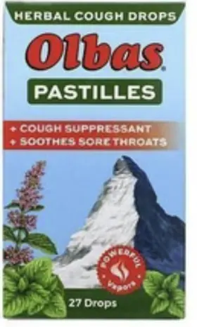 Olbas 715486506105 Pastilles Cough Suppressant And Sore Throat Soothe- 3 Pack - Date 11/2023