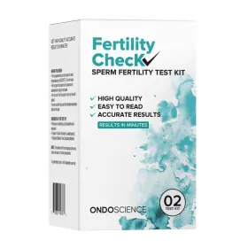 Ondo Science 602835943783 Fertility Check By At-home Male Sperm Test Kit 2-pack
