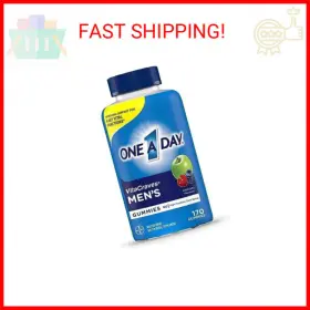 One A Day 016500581680 Men S Multivitamin Gummies For With Vitamin C D