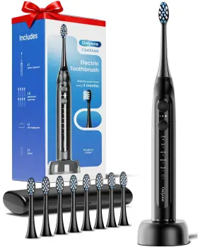 T2431a0 Onlyone Ultrasonic Electric Toothbrush Rechargeable 8 Heads Smart Timer