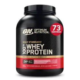 1031699 Optimum Nutrition Whey Protein Powder 100% Gold Standard 5 Pound Strawberry