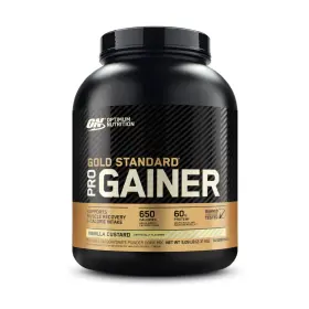 1031887 Optimum Nutrition Weight Gainer Protein Powder Vanilla Custard 5.09 Pounds Gold