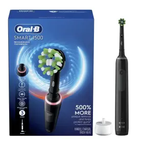 Oral-b 069055129029 Electric Toothbrush Rechargeable Smart 1500 Black Power Battery