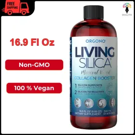 Lscb500 Orgono Living Silica Collagen Booster Vegan Mineral-based Sup 16.9 Fl Oz