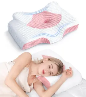 Osteo 700937349769 Orthopedic Neck Pillows Memory Foam Adjustable Sleeping Support Side Back