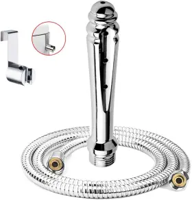Gssi-g797 Oulanao Enema Cleansing Kit With Attachment Bathroom Handheld 59inch Shower Silver