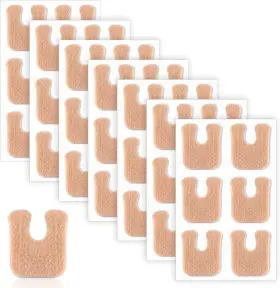Tvma7rbo Ouligay 36pcs U Shaped Corn Pads For Feet Soft Callus Cushions Bottom Of Yellow