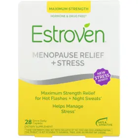 Ss0179 Ovega-3 I-hearth Estroven Menopause Relief And Stress Maximum Strength 28 Caplets