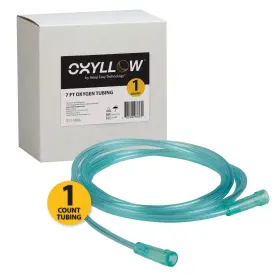 Oxy-321 Oxyllow Premium 7 Ft Oxygen Tubing 1-count 6-channel Kink-resistant Air F