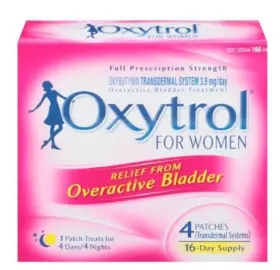 Al96376 Oxytrol Women Overactive Bladder Transdermal Oxybutynin Patch 4 Ct