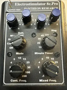 8c.pro Pantheon Research Accupuncture Electrostimulator Stimulator With Box
