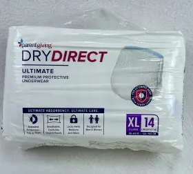 Parentgiving 850004615423 Drydirect Ultimate Protective Underwear Xl 14ct Unisex