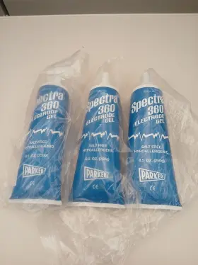 Parker 812082800016 8.5 Oz Spectra 360 Electrode Conductive Gel Ecg New Lot Of 3