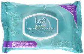 A500f48 Pdi Hygea Flushable Personal Cleansing Cloths 5.5x7 Inch 3 Packs Of 48