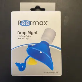 Peermax 860004907077 Drop Right 2 In 1 Eye Guide Wash Cup - Works With Most Bottles
