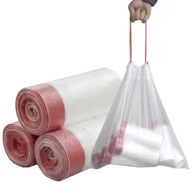 Pekky 754909749507 10 Gallon Kitchen Trash Bags Medium 1 Count Pack Of 108 Clear