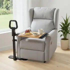 Pelegon 850053523182 Tray Table 360 Swivel Adjustable Height X Large Wood Tt1 Recliner Eating