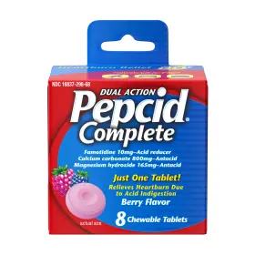 24629 Pepcid Complete Acid Reducer Antacid For Reflux 10mg Famotidine