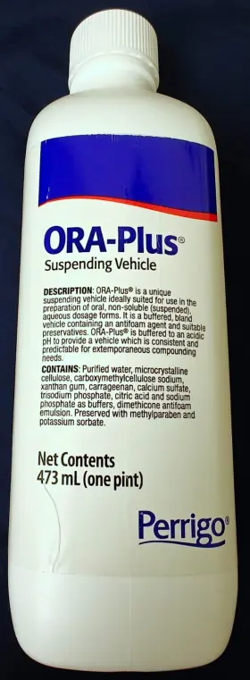 0574-0303-16 Perrigo Ora-plus Liquid Suspending Vehicle 16oz