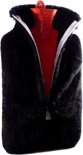 2022914 Peterpan Rubber Hot Water Bottle With Cover Size Xxx-large White