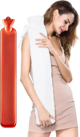 4332414899 Peterpan Long Hot Water Bottle With Cover Bag For Pain Relief