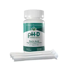 Ph-d Feminine Health Support 349597001206 - Boric Acid Starter Bundle 12ct With 3 Applicators