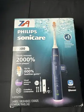 Hx7423 Philips Sonicare Hx7423/05 Toothbrush 7300 Series Pressure Sensor 12 Settings Navy Blue